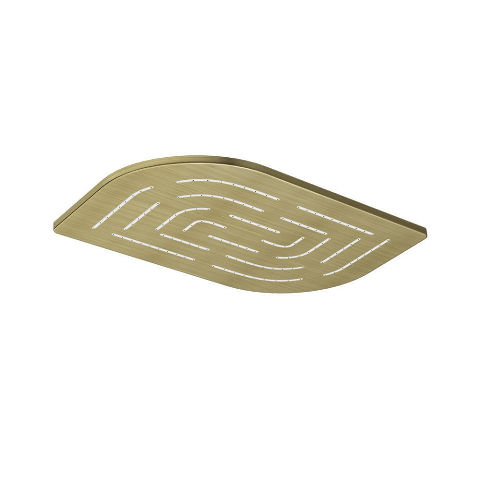 MAZE ALIVE RECT. SHOWER 200X300 - JAQUAR FAUCETS -  ( ANTIQUE BRONZE - OVERHEAD SHOWER - 0x15 mm - 0inchX0.5inch )