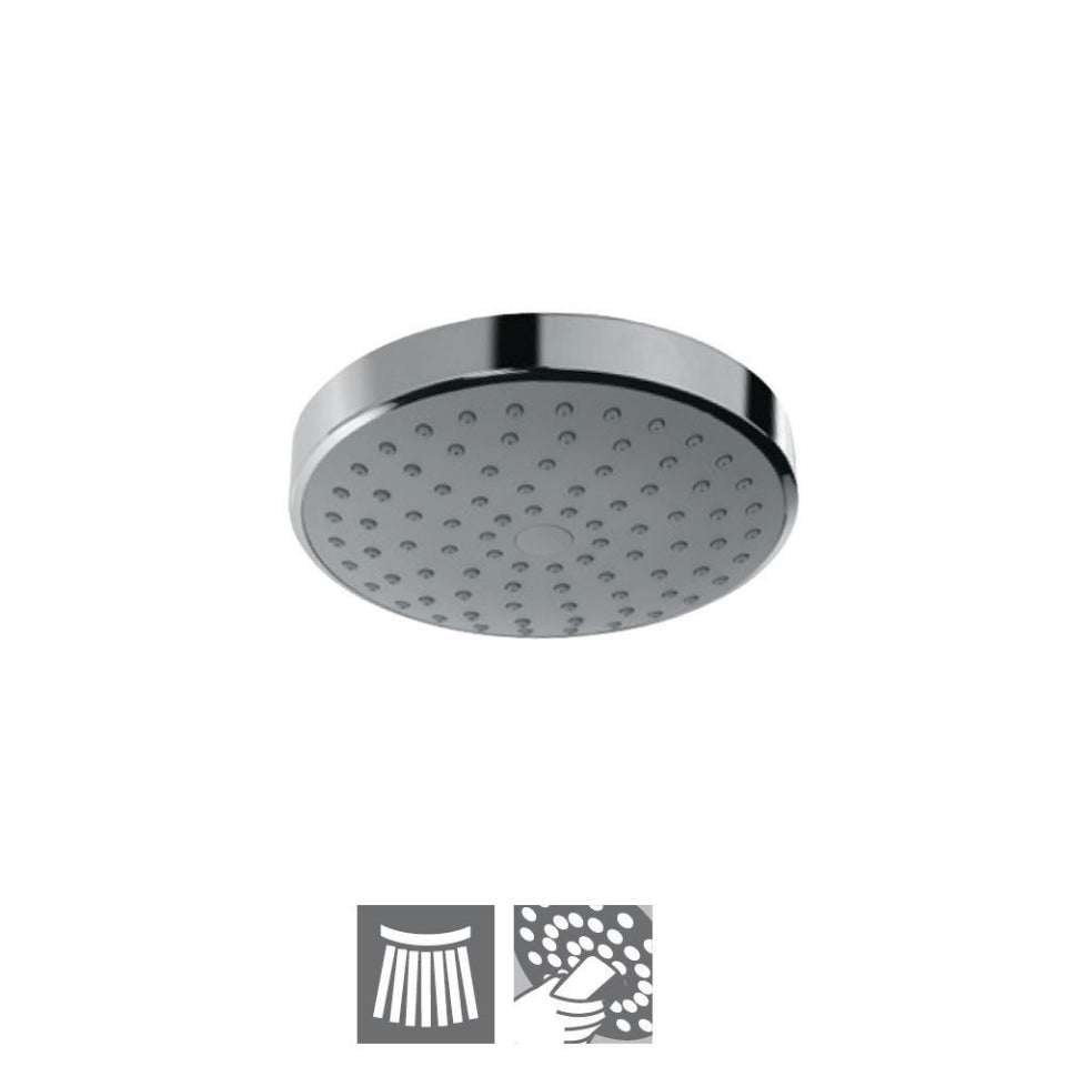ROUND - JAQUAR FAUCETS -  ( CHROME - OVERHEAD SHOWER - 15x180 mm - 0.5inchX7inch )