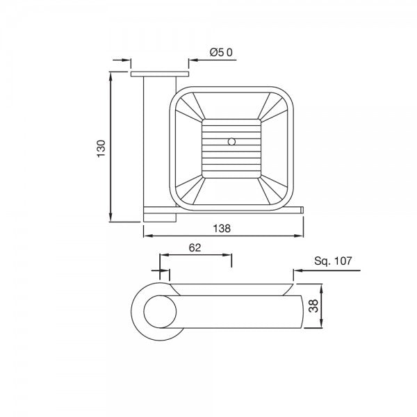SOAP DISH HOLDER - ARTIZE FAUCET - ( CHROME - ONYX - 0x0 mm - 0inchx0inch )
