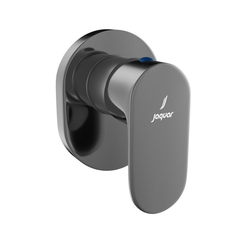 EXPOSED PART KIT OF CONCEALED STOP COCK - JAQUAR FAUCETS - ( BLACK CHROME - OPAL PRIME - 0x15 mm - 0inchX0.5inch )