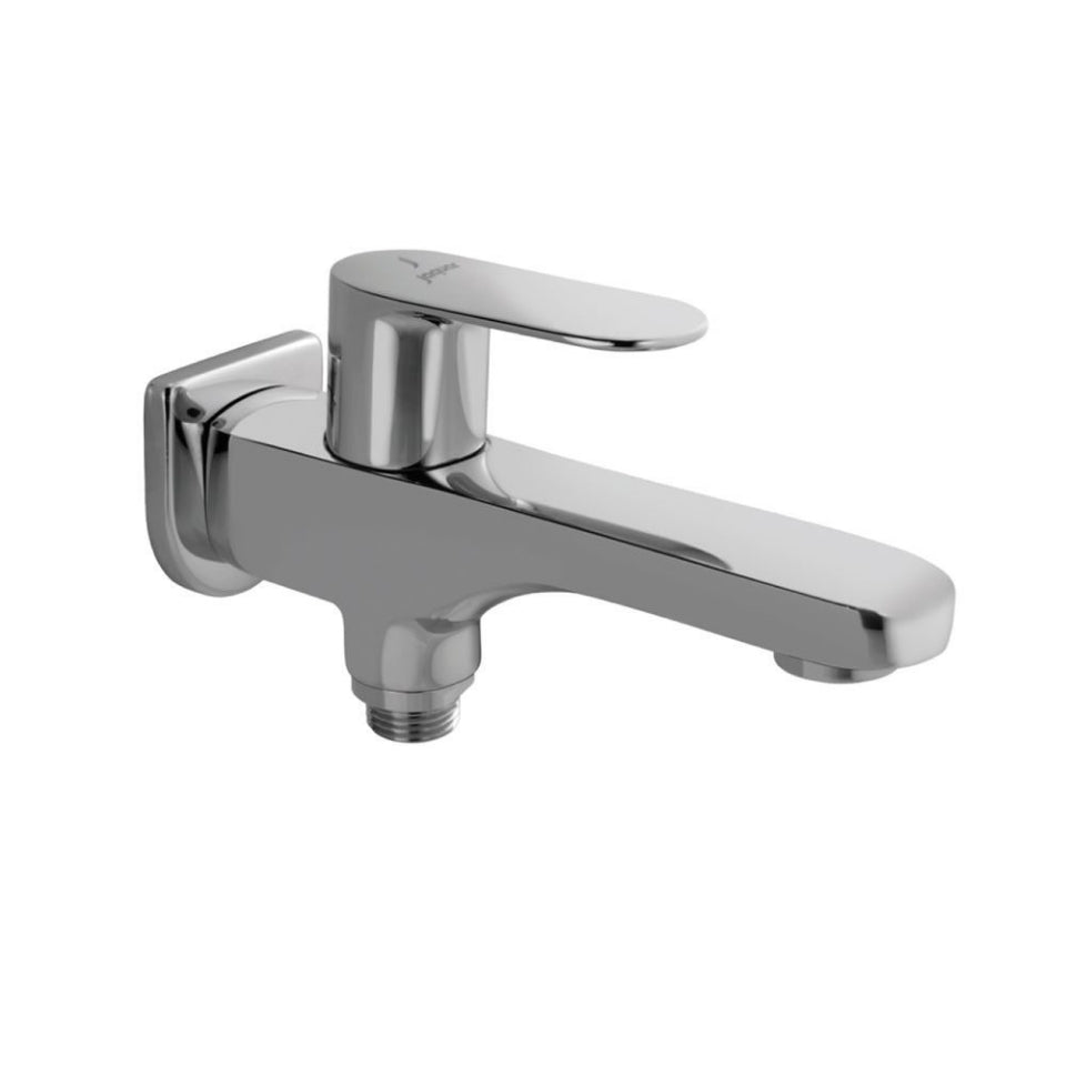 2 WAY BIB COCK WITH FLANGE - JAQUAR FAUCETS -  ( CHROME - OPAL PRIME - 0x15 mm - 0inchX0.5inch )