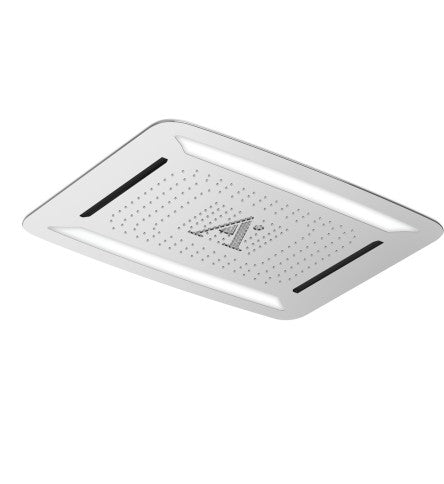 CEILING SHWR(ELC) 3FUNC W/O KIT W/REMOTE - ARTIZE FAUCET - ( CHROME - RAINJOY - 600x472 mm - 24inchX18inch )