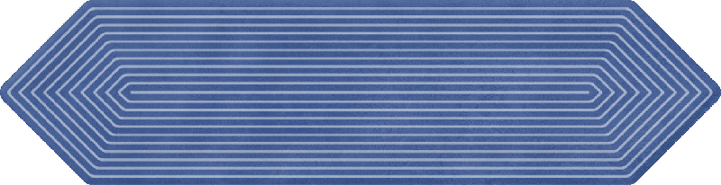 PICKET INDIGO DECOR - COLORTILE - ( - PICKET GLOSSY - 300x75 mm - 12inchX3inch )