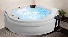 JACUZZI W/O FILLER DIGITAL CONTROL WITH COMBO - OYSTER - ( WHITE - REGALIA - 4100x4100 mm - 164inchX164inch )