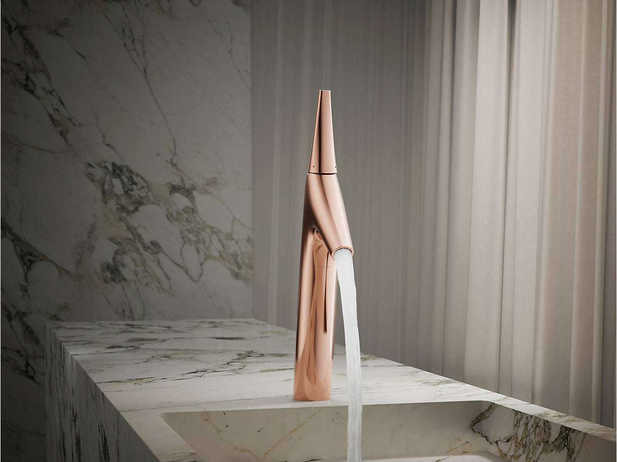 VIVE-SL TALL BASIN MIXER W/PIPES - KOHLER PREMIUM -  ( ROSE GOLD - PREMIUM - 0x15 mm - 0inchX0.6inch )