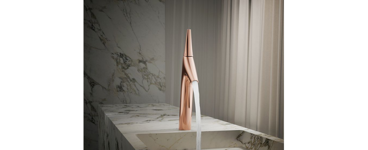 VIVE-SL TALL BASIN MIXER W/PIPES - KOHLER PREMIUM -  ( ROSE GOLD - PREMIUM - 0x15 mm - 0inchX0.6inch )