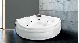 JACUZZI W/O FILLER (ELECTRONIC CONTROL COMBO) - OYSTER - ( WHITE - ROLANDO - 4100x4100 mm - 164inchX164inch )