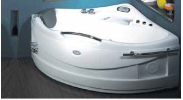 WHIRLPOOL COMBO W/FILLER SET(HT-688MM) - OYSTER - ( WHITE - ROSABELLA - 1300x1300 mm - 52inchX52inch )