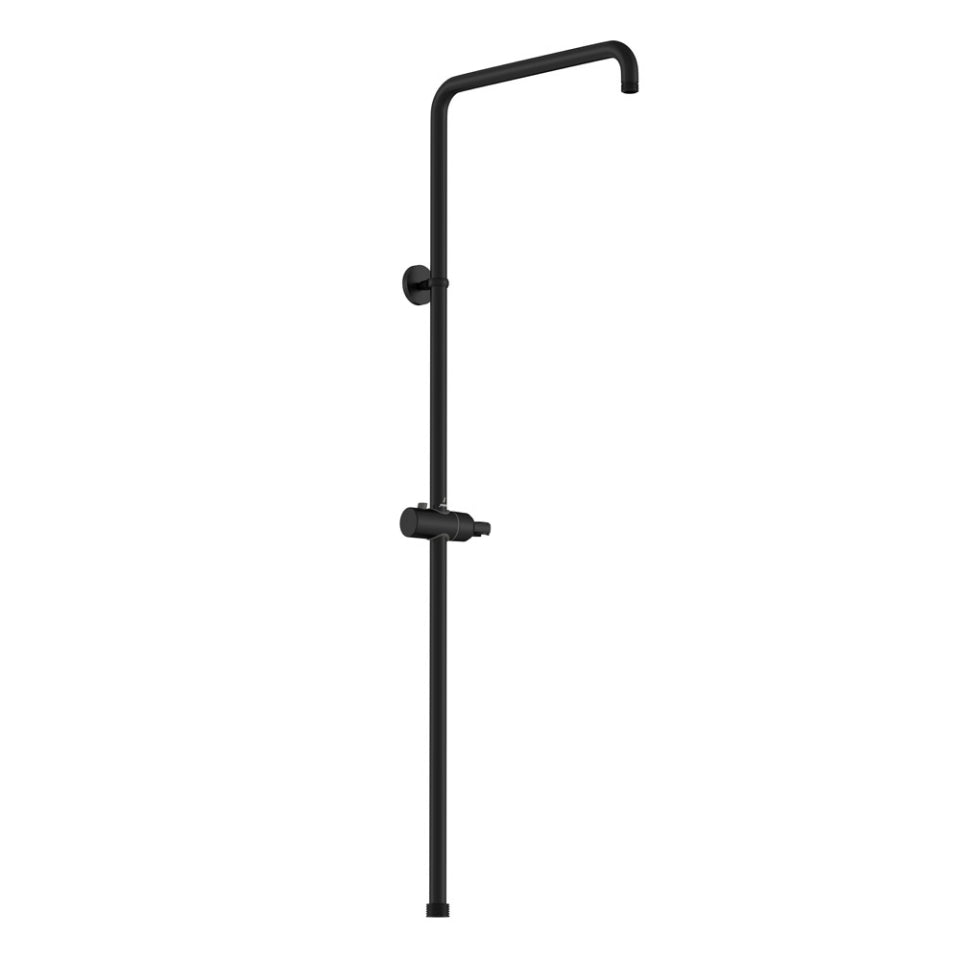 EXPOSED SHOWER PIPE WITH HAND SHOWER HOL - JAQUAR FAUCETS - ( BLACK MATT - SHOWER ACC. - 0x0 mm - 0inchx0inch )