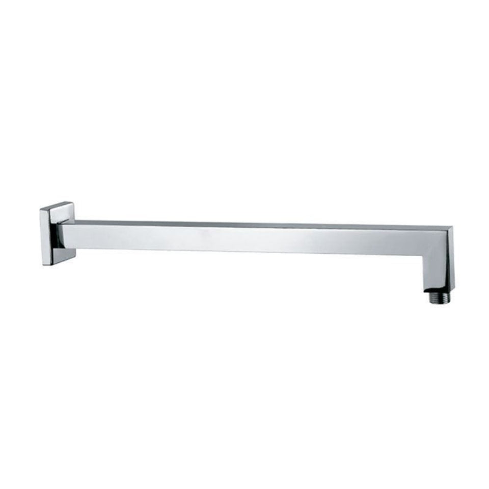 SHOWER ARM SQUARE W/FLANGE - JAQUAR FAUCETS -  ( CHROME - SHOWER ACC. - 15x600 mm - 0.5inchX24inch )