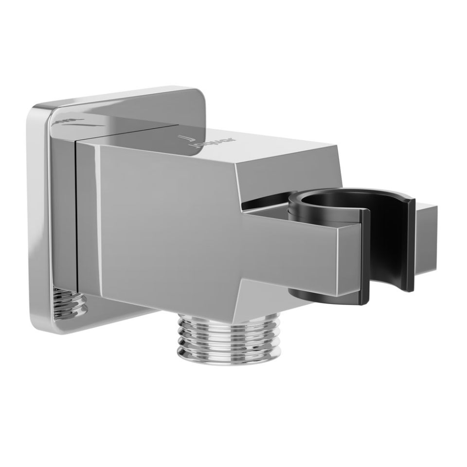 WALL OUTLET WITH SHOWER HOOK SQUARE - JAQUAR FAUCETS -  ( CHROME - SHOWER ACC. - 0x15 mm - 0inchX0.5inch )