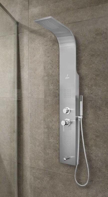 SHOWER PANEL - JAQUAR FAUCETS - ( STAINLESS STEEL - PROJECT - 0x0 mm - 0inchx0inch )