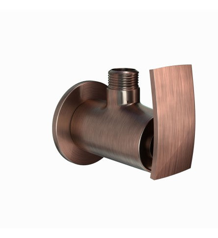 ANGLE COCK W/FLANGE - ARTIZE FAUCET -  ( ANTIQUE COPPER - SIGNAC - 0x15 mm - 0inchX0.5inch )