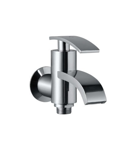 BIB COCK 2-WAY W/FLANGE - ARTIZE FAUCET - ( CHROME - SIGNAC - 0x15 mm - 0inchX0.5inch )