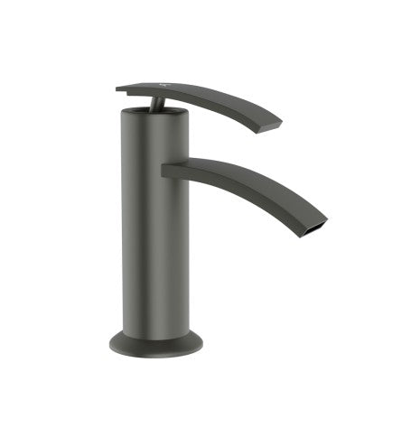 SL BASIN MIXER W/PIPES - ARTIZE FAUCET - ( GRAPHITE - SIGNAC - 0x15 mm - 0inchX0.5inch )