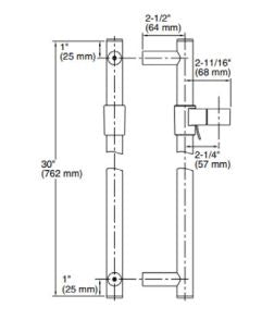 HANDSHOWER SLIDE BAR - KOHLER PREMIUM -  ( POLISHED CHROME - PREMIUM - 0x0 mm - 0inchx0inch )