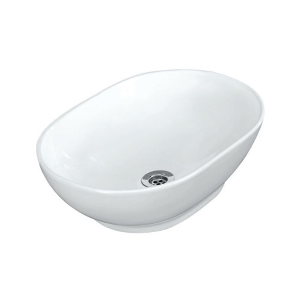 TABLE TOP BASIN - JAQUAR SWARE - ( WHITE - SOLO - 485x379 mm - 19.5inchX15inch )