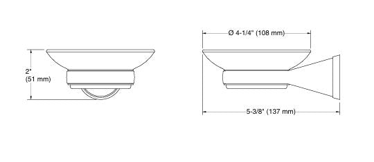 SOAP DISH HOLDER - KOHLER POPULAR -  ( FRENCH GOLD - POPULAR - 0x0 mm - 0inchx0inch )