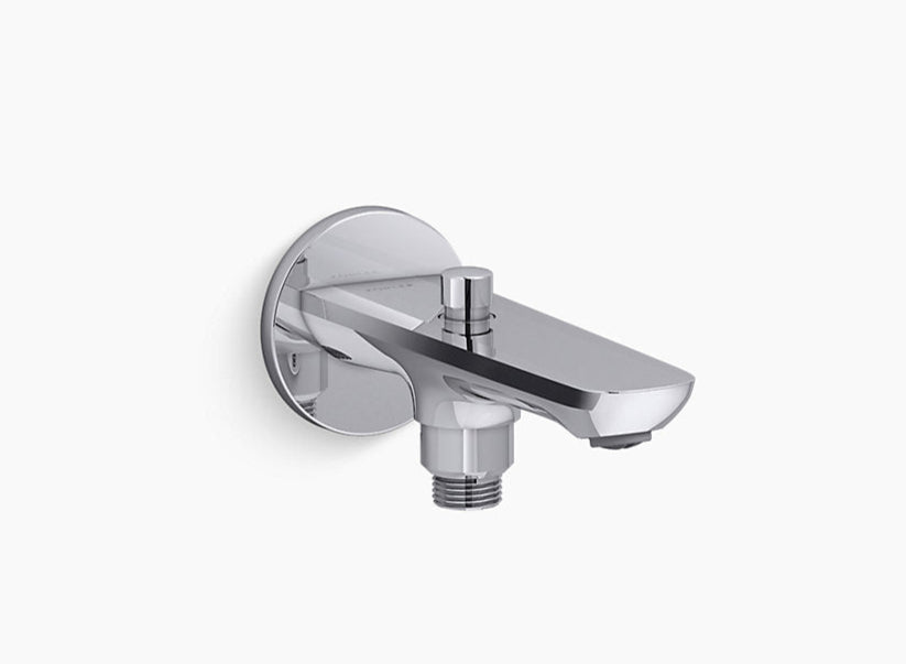 ALEO-BATH SPOUT W/DIVERTER - KOHLER PREMIUM -  ( POLISHED CHROME - PREMIUM - 0x15 mm - 0.5inchX0.6inch )