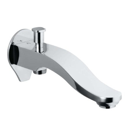 TIAARA BATH TUB SPOUT WITH FLANGE - ARTIZE FAUCET - ( CHROME - SPOUT - 0x15 mm - 0inchX0.5inch )