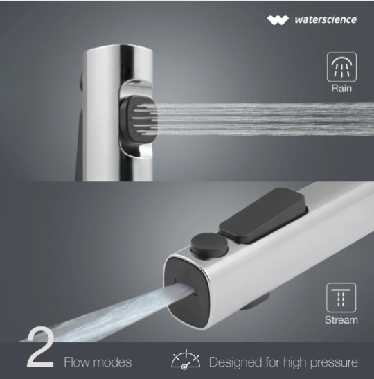 PURO HEALTH FAUCET 2 FLOW MODES FOR HIGH PRESSURE (WATER SAVING UP TO 50% )FULL SET - SUNDRY -  (  - WATERSCIENCE - 0x0 mm - 0inchx0inch )