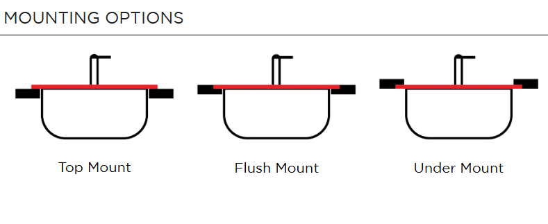 QUARTZ 1.0 BOWL W/O DRAIN BOARD (DEPTH 8INCH) - CARYSIL -  ( GRANITE CORNFLAKES - MAGIC SALSA - 457x406 mm - 18inchX16inch )