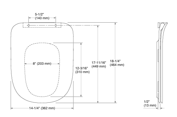 MODERN LIFE EDGE S/CVR FOR 27902IN-HP1 - KOHLER LUXURY - ( PEACOCK - LUXURY - 0x0 mm - 0inchX0inch )