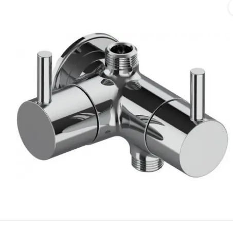 ANGLE VALVE 2 IN 1 - HINDWARE FAUCETS - ( POLISHED CHROME - FLORA - 0x0 mm - 0inchx0inch )