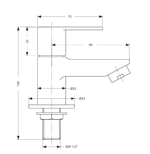 PILLAR COCK - HINDWARE FAUCETS - ( POLISHED CHROME - ASPIRO - 0x0 mm - 0inchx0inch )