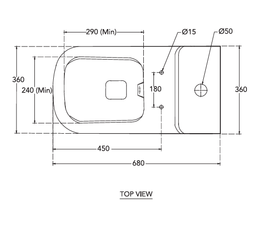 E.W.C ELEMENT ONE-PIECE S-TRAP 220MM - HINDWARE - ( STAR WHITE - ITALIAN - 0x0 mm - 0inchx0inch )