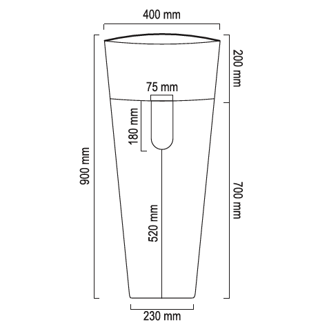 FREE STANDING CREAM STONE BASIN(H-36 ) - AQUANT - ( TRAVERTINE MARBLE(INDONESIA) - - 400x400 mm - 16inchX16inch )