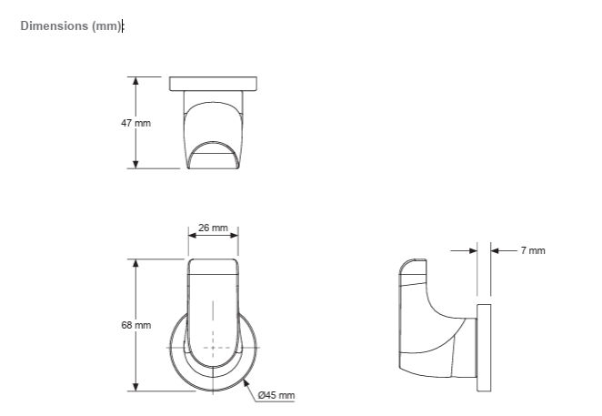 AVID-ROBE HOOK - KOHLER LUXURY - ( POLISHED CHROME - LUXURY - 0x0 mm - 0inchx0inch )