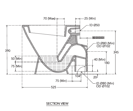 E.W.C S-TRAP WITH SEAT COVER - HINDWARE - ( STAR WHITE - SLICK - 0x0 mm - 0inchX0inch )