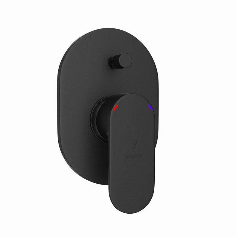 SINGLE LEVER CONCEALED DIVERTOR FOR BATH - JAQUAR FAUCETS - ( BLACK MATT - OPAL PRIME - 0x15 mm - 0inchX0.5inch )