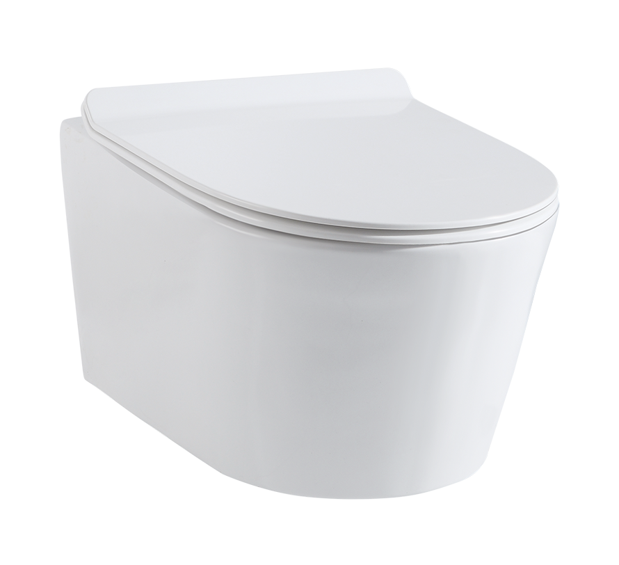 EWC WM RIMLESS SPLENDOR NEO (P TRAP-230MM) - HINDWARE -  ( STAR WHITE - SPLENDOR NEO - 530x370x330 mm -  21.2inchX14.8inchX13.2inch )