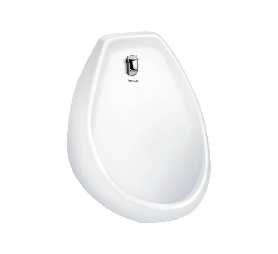 URINAL W/SPRED BACKINLET & BOTTOM OUTLET - HINDWARE -  ( STAR WHITE - SMART -260x310x415 mm - 10.4inchx12.4inchX16.6inch )
