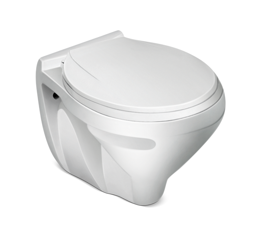 EWC W/M P  W/SEAT COVER PREMIUM&W/M ACC. ( BOLT DISTANCE 8INCH) - HINDWARE -  ( STAR WHITE - STUDIO - 520x360x410 mm - 20.8inchX14.4inchX16.4inch )