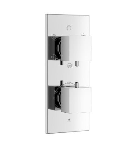 CONC.THERMO SET 2IN 5OUT+1FREE W/SHUTOFF - ARTIZE FAUCET - ( CHROME - THERMATIK-S - 0x20 mm - 0inchX0.75inch )