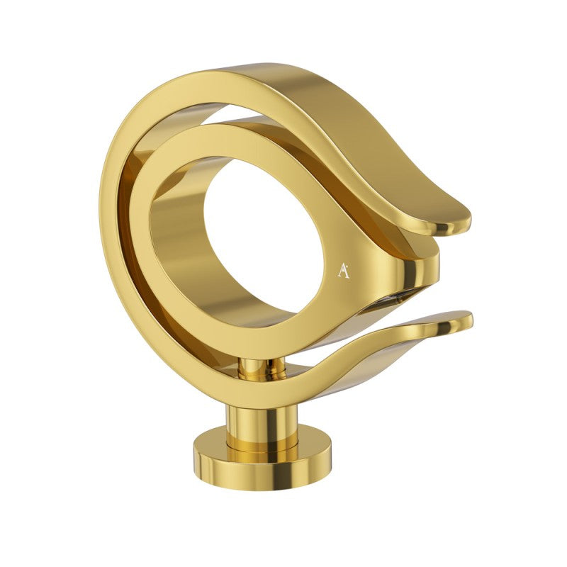 S.L BASIN MIXER W/O POPUP W/PIPES 375MM - ARTIZE FAUCET - ( GOLD BRIGHT PVD - TIAARA - 0x15 mm - 0inchX0.5inch )