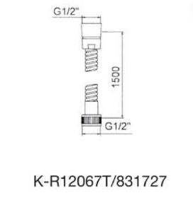 (PRUN)SPRAY HOSE ASSY - KOHLER PREMIUM -  ( POLISHED CHROME - PREMIUM - 0x0 mm - 0inchx0inch )
