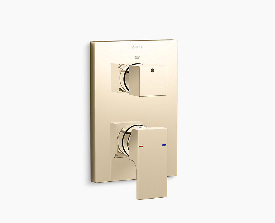 AQUA TURBO 360 COMPLEMENTARY SQUARE TRIM - KOHLER PREMIUM - ( FRENCH GOLD - PREMIUM - 0x0 mm - 0inchX0inch )