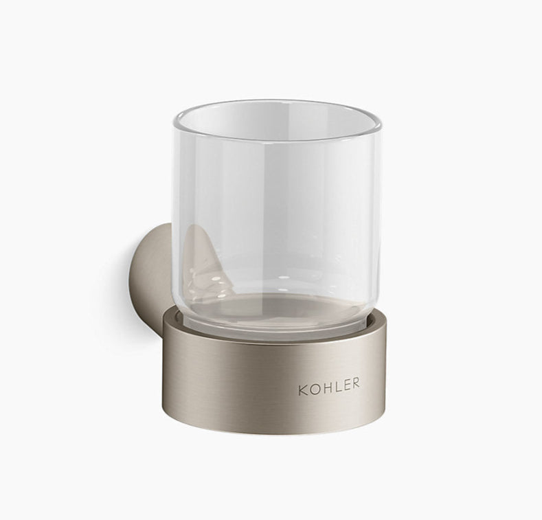 ACCENT-TUMBLER HOLDER-KOHLER PREMIUM-( BRUSHED NICKEL - PREMIUM - 0x0 mm - 0inchx0inch )