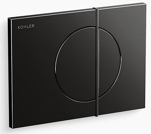FACEPLATE IN GLOSSY(FLUSH PLATE)MECHANIC - KOHLER PREMIUM - ( BLACK - PREMIUM - 0x0 mm - 0inchx0inch )