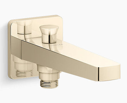 HONE BATH SPOUT W DIVERTER - KOHLER PREMIUM - ( FRENCH GOLD - PREMIUM - 0x15 mm - 0.5inchX0.6inch )