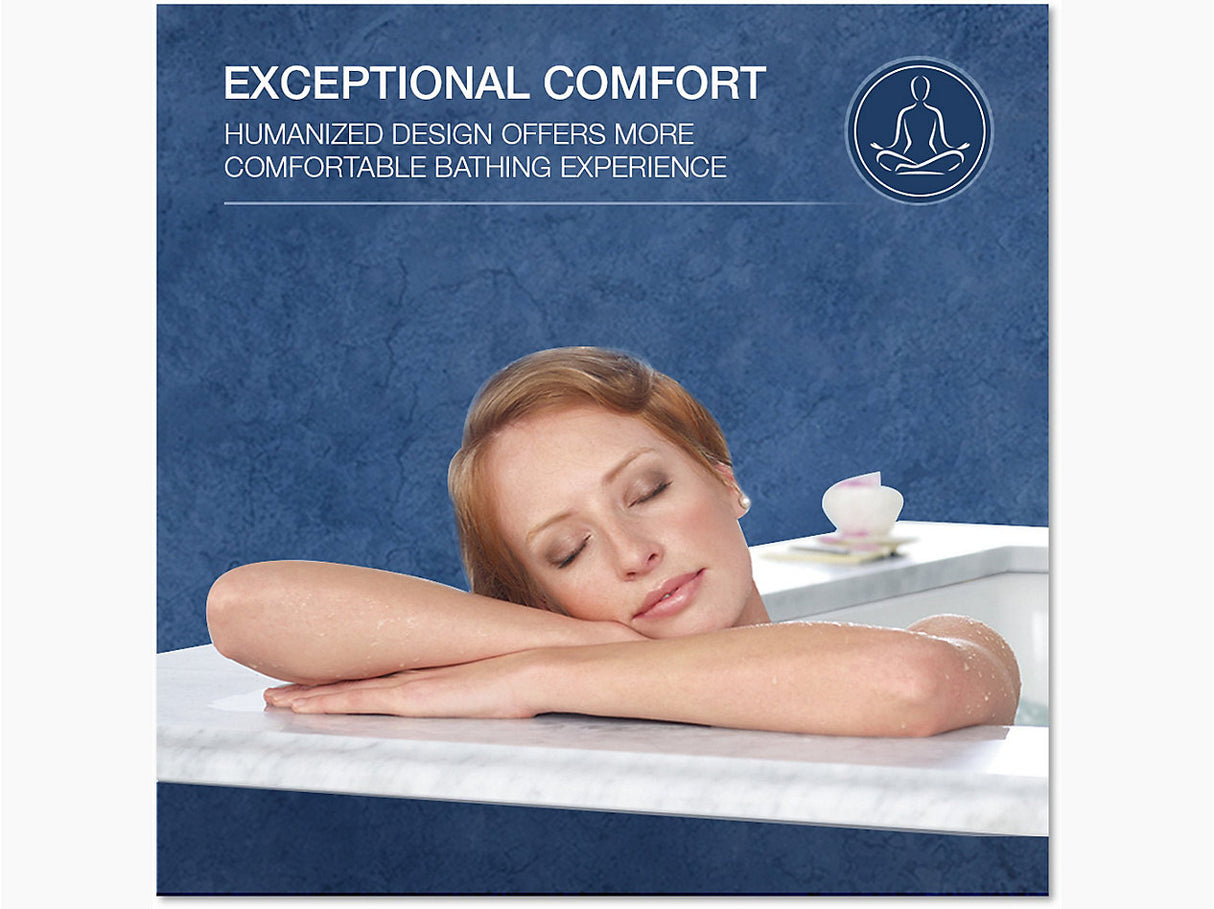 REACH ACRYLIC BATHTUB DROP-IN 1500MM - KOHLER PREMIUM-(WHITE - PREMIUM -1500X700mm-60inchx28inch )