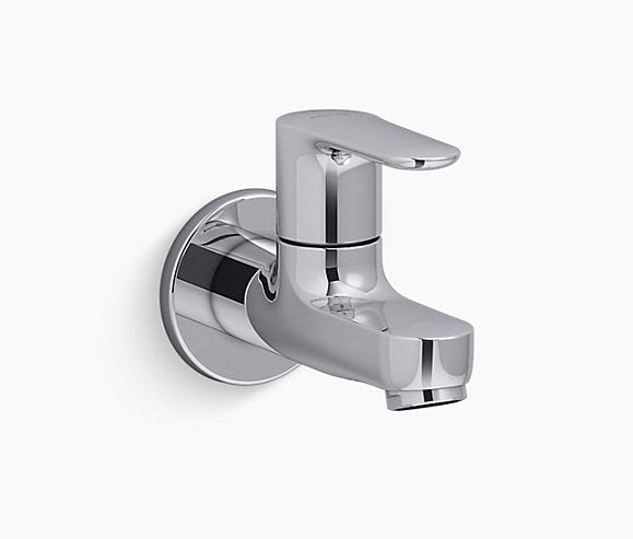 JULY-BIB COCK W/FLANGE - KOHLER POPULAR - ( POLISHED CHROME - POPULAR - 0x15 mm - 0inchX0.5inch )