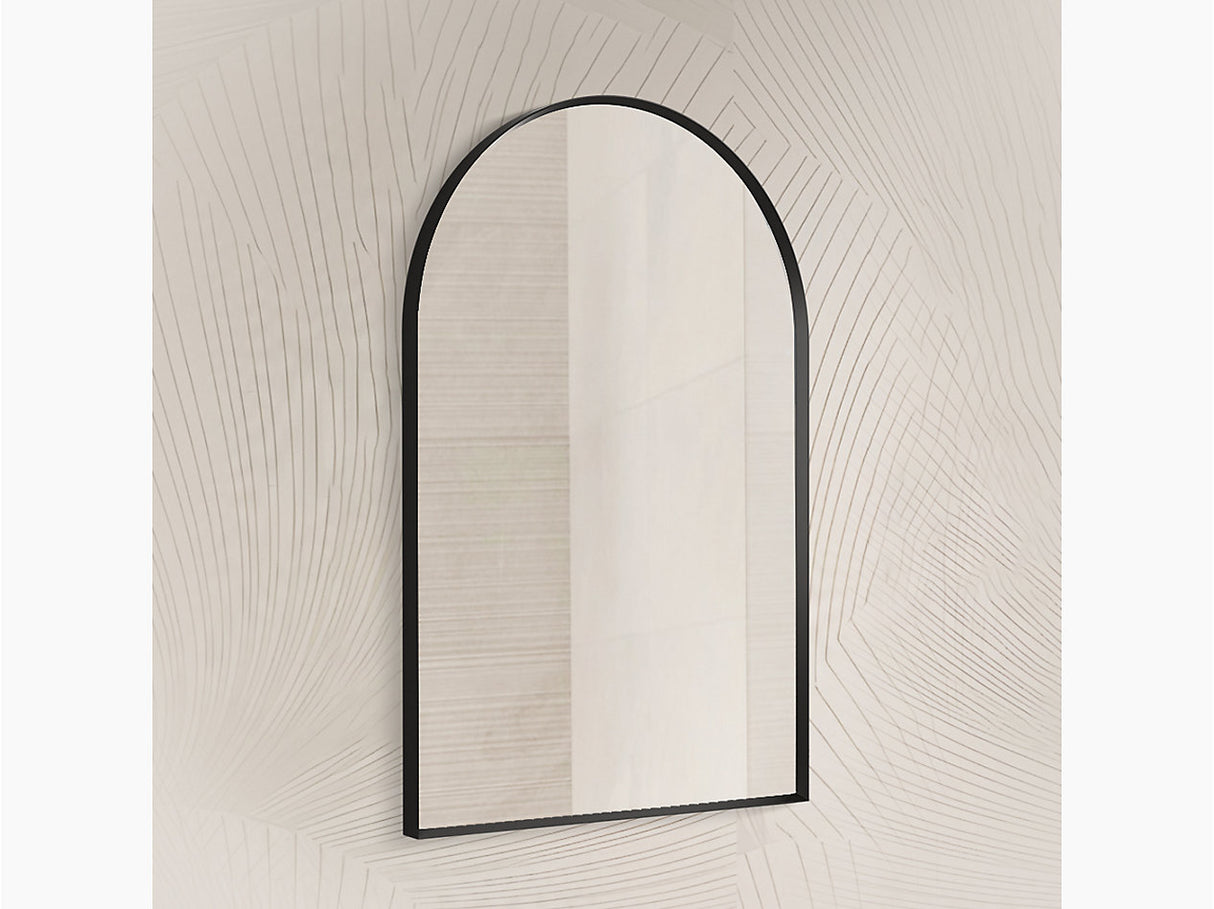 ESSENTIAL ARCH FRAMED MIRROR - KOHLER POPULAR - ( MATT BLACK - POPULAR - 900x600 mm - 36inchX24inch )
