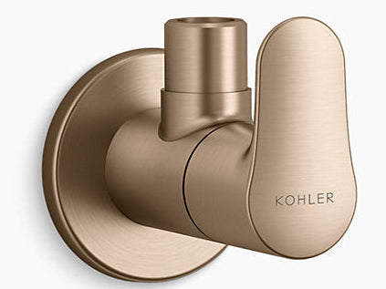 JULY-ANGLE VALVE W/FLANGE - KOHLER POPULAR - ( BRUSHED BRONZE - POPULAR - 0x0 mm - 0inchx0inch )