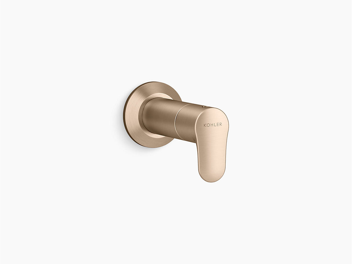 CONC.STOP COCK TRIM FOR 20MM/15MM - KOHLER POPULAR - ( BRUSHED BRONZE - POPULAR - 0x0 mm - 0inchx0inch )