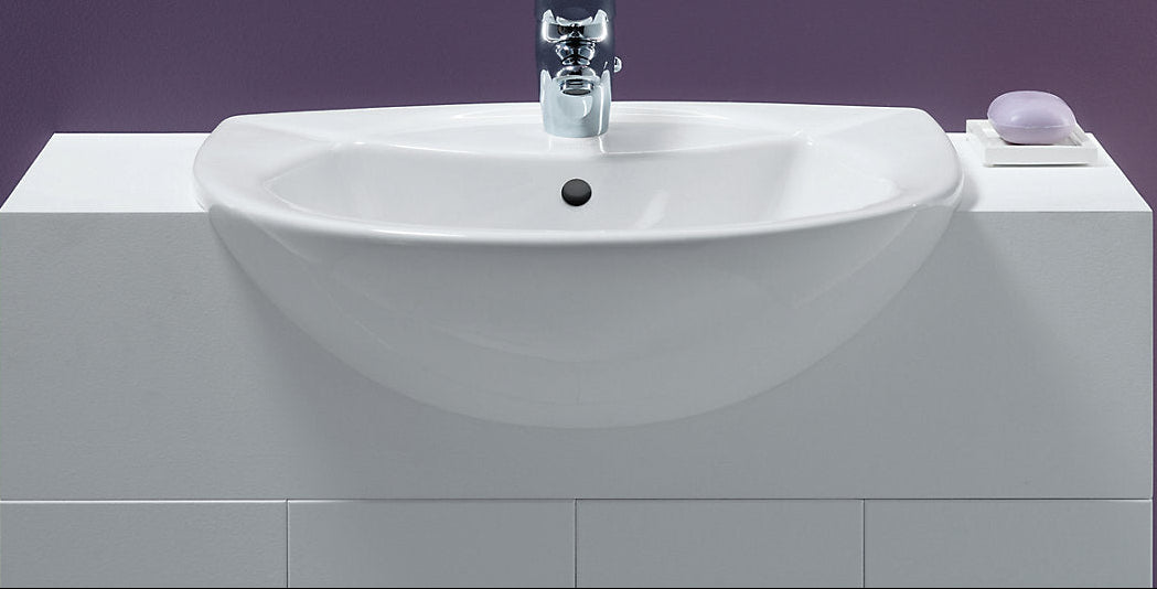 ODEON SEMI-RECESSED LAV 1 HOLE - KOHLER PREMIUM - ( WHITE - PREMIUM - 0x0 mm - 0inchx0inch )